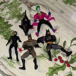 Vintage Batman toys all used and played with -good used condition